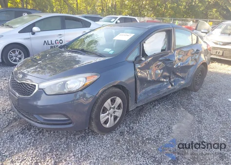 2016 Kia Forte Lx from USA, damaged, VIN KNAFK4A62G5440553